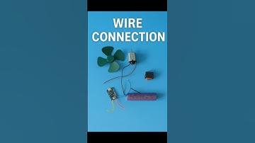 3.7V Battery + DC Motor + Switch + Charging Module 🔌💡 Simple Wiring #shorts