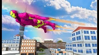 Flying Iron Hero City Survival (by AJ GAMING) - Flying Iron Hero Battle | Android GamePlay screenshot 3