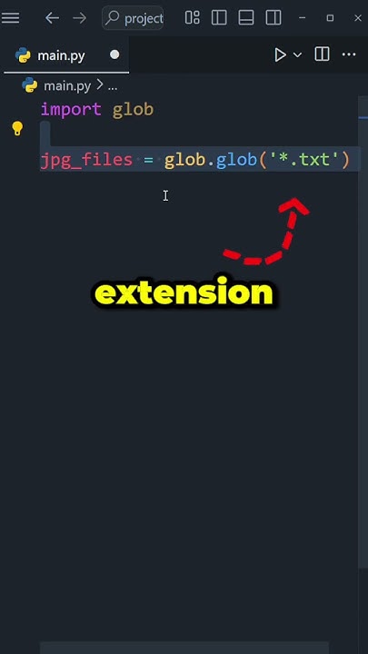 Easily List Files in Python with Glob (No Hassle!) - YouTube