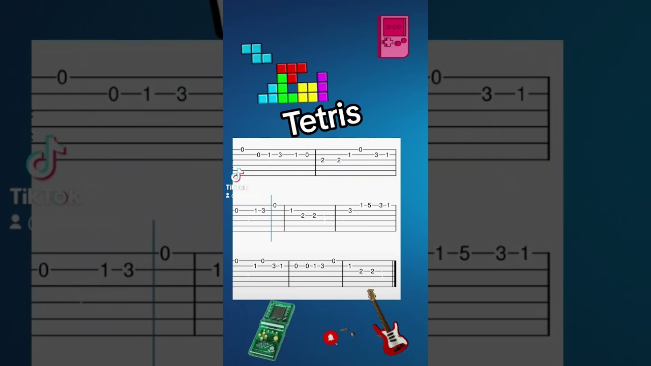 How to Play Tetris on Guitar {Easy Tutorial Tabs}