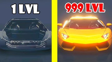 Max Level Assembly Lamborghini! Unlimited Gold Hack in Idle Assemble Car (999+ Level Lamborghini)