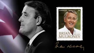 New stamp honours the Right Honourable Brian Mulroney