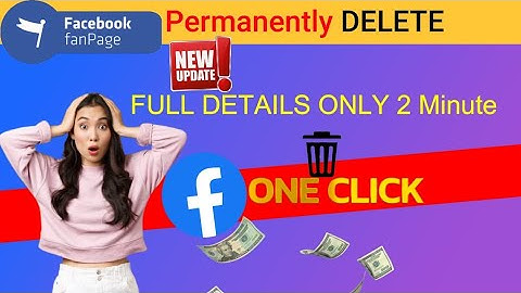 How to Delete a Facebook Page Permanently Step by Step Guide || Facebook page kaise delete kare