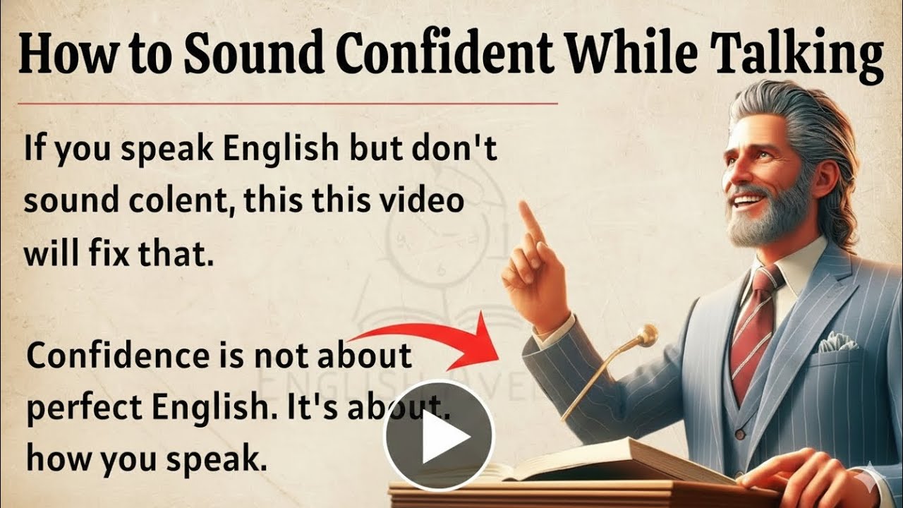 How to Sound Confident in English || English Podcast For Easy Conversation ✅ || Speak Like Leader