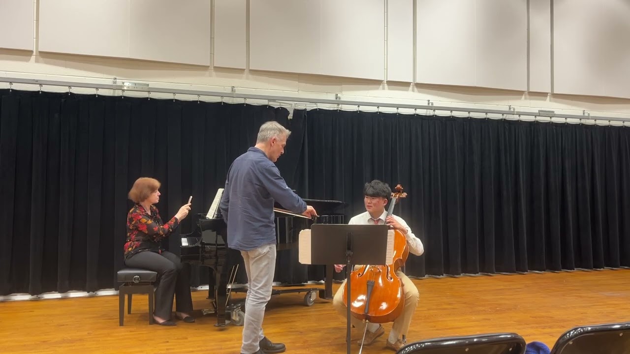 Master Class with Alban Gerhardt at the Kennedy Center on April 9, 2025