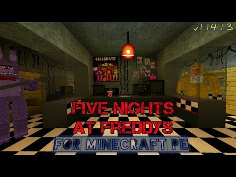 ✅Five Nights at Freddy's for MCPE 1.14.1.3 FNaF Minecraft pe | ФНАФ ДЛЯ МАЙНКРАФТ