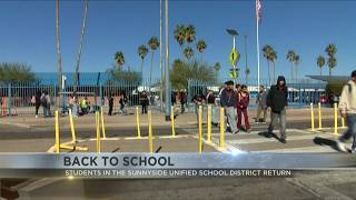 Sunnyside Unified School District students return to class