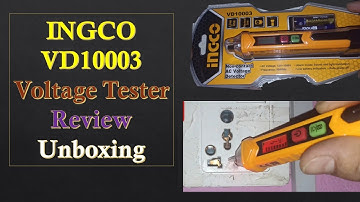 INGCO VD10003 Voltage Tester Review ⚡ | Best Non-Contact AC Voltage Detector? Full Demo & Guide!