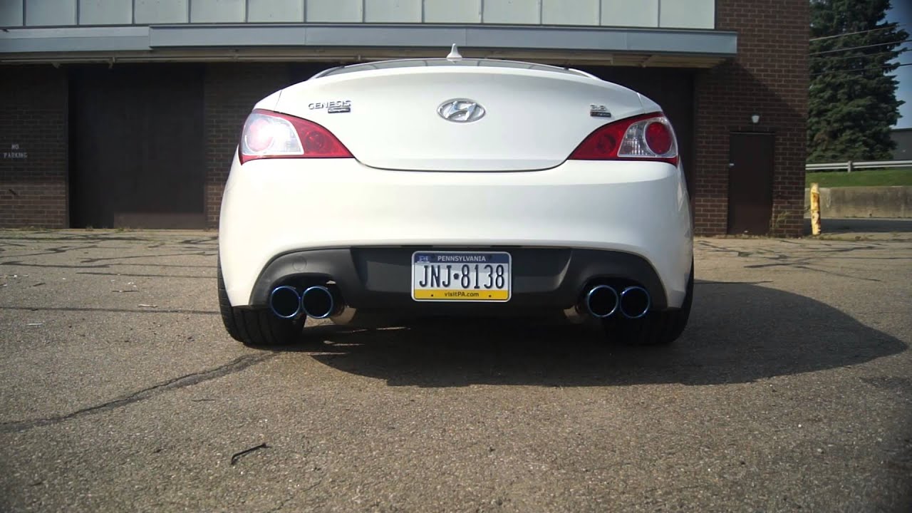 2012 3.8 Genesis Coupe Injen Catback YouTube