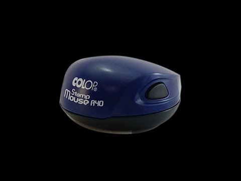 Как пользоваться карманной оснасткой Colop Stamp Mouse R40 - мышкой