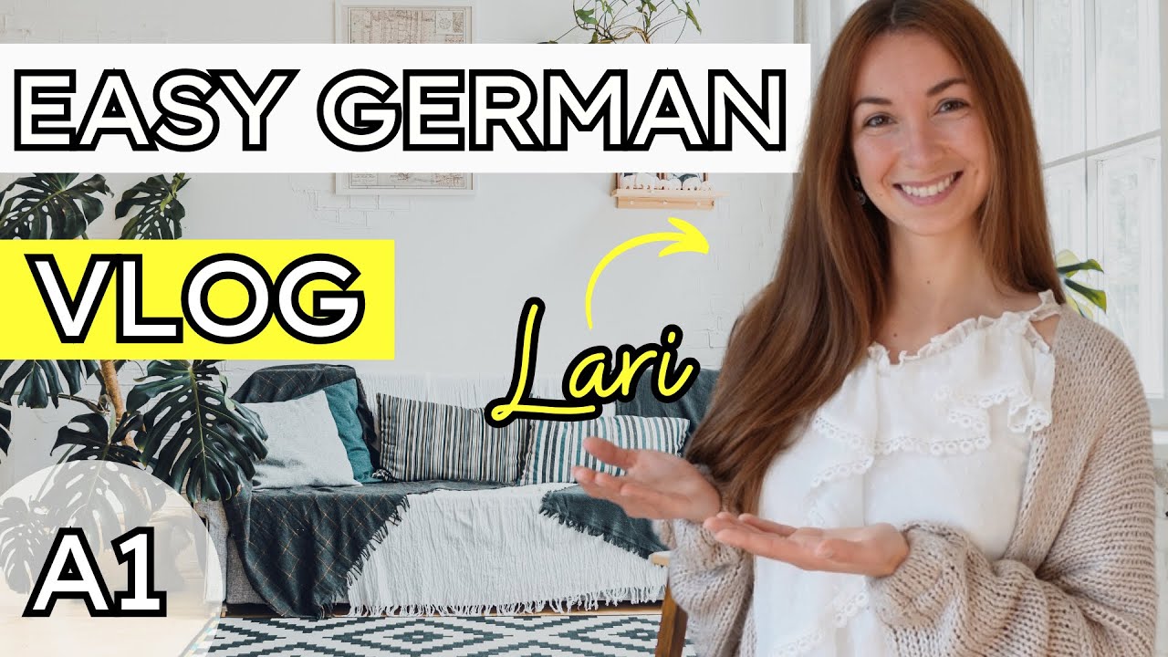 Easy German Learning Vlog | Apartment Tour for Absolute Beginners ...