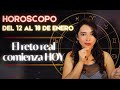 Horóscopos Semanales: El reto real de tus propósitos empieza HOY ✨ (del 12 al 18 de enero)