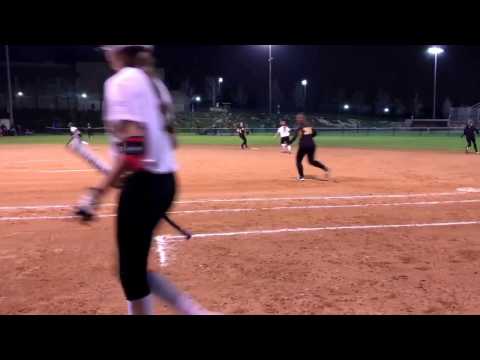 Kayla loads the bases!