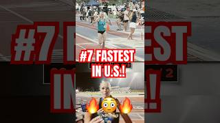 COMBE is 🔥 in the 800!! Getting a 2:05.13 & #8 in the U.S. at CIF State!!