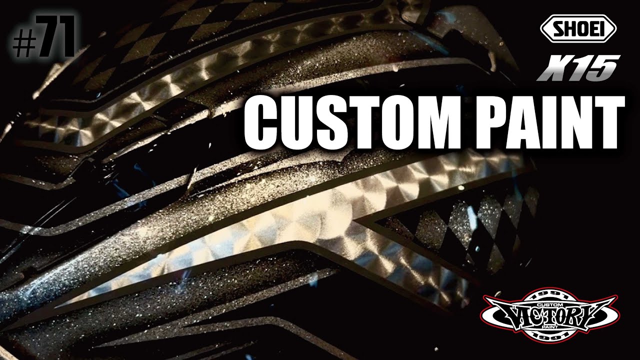 Helmet Custom Paint SHOEI X15 victorycustompaint#71 - YouTube