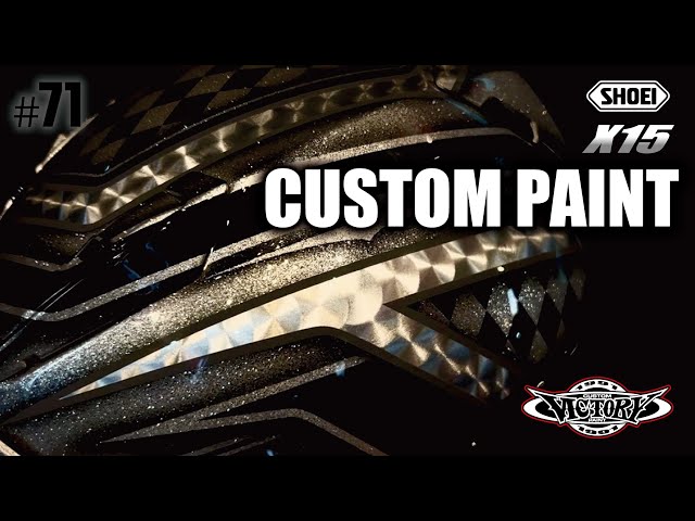 Helmet Custom Paint SHOEI X15 victorycustompaint#71 - YouTube