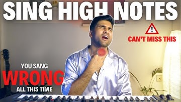Sing High notes EASILY |  ऊँचे स्वर में आवाज फटती है तो क्या करे? | WHY SINGING WRONG? | Atul Gautam