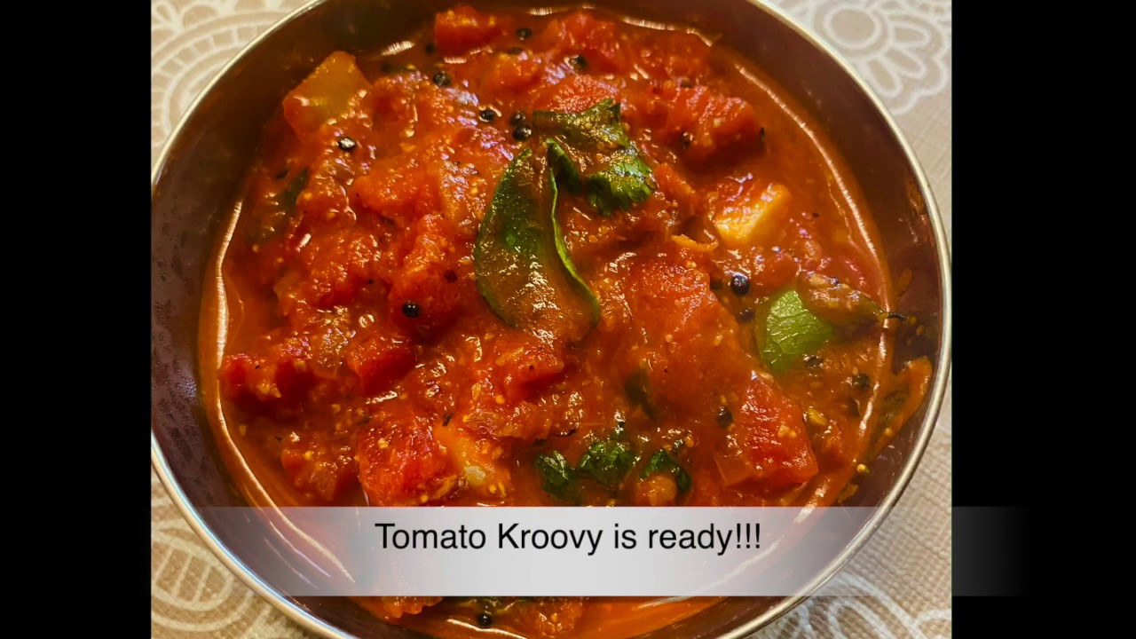 Tomato Kroovy / Side dish | Gayathiri