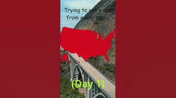 Trying to get a sub from every state #shorts #usa #map #mapping