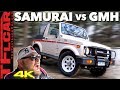 Does the Suzuki Samurai Make it Up All 3 Stages of a Snowy Gold Mine Hill?