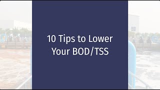 HOH Water Technology - Tips to Lower Your BOD TSS