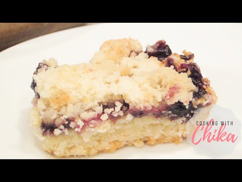 Blueberry Bars Recipe – Blueberry Shortbread Bars| Borrowed Delights - Episode 111