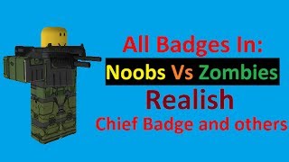 Noobs vs Zombies Realish - How to get all obtainable badges