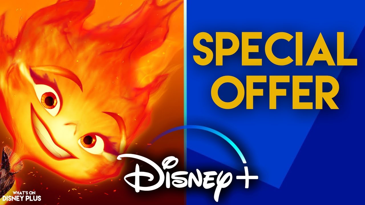 Disney+ Launches New Limited Time Promotional Offer + Elemental Disney+ Release Revealed