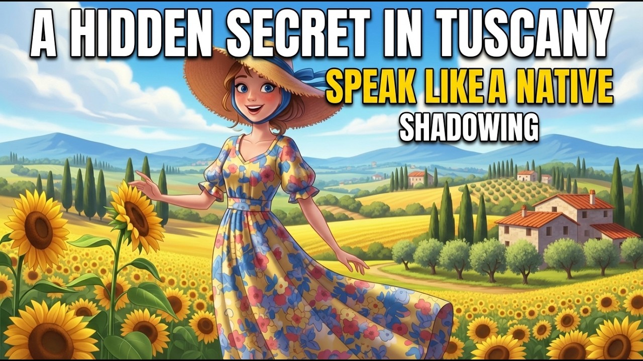 Hidden Secret in Tuscany| Learn English | Stories in English | Shadowing | Easy English