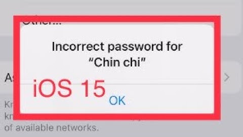 Wi-Fi Password incorrect issue Resolved on iOS | iPhone not connecting to wifi incorrect password.