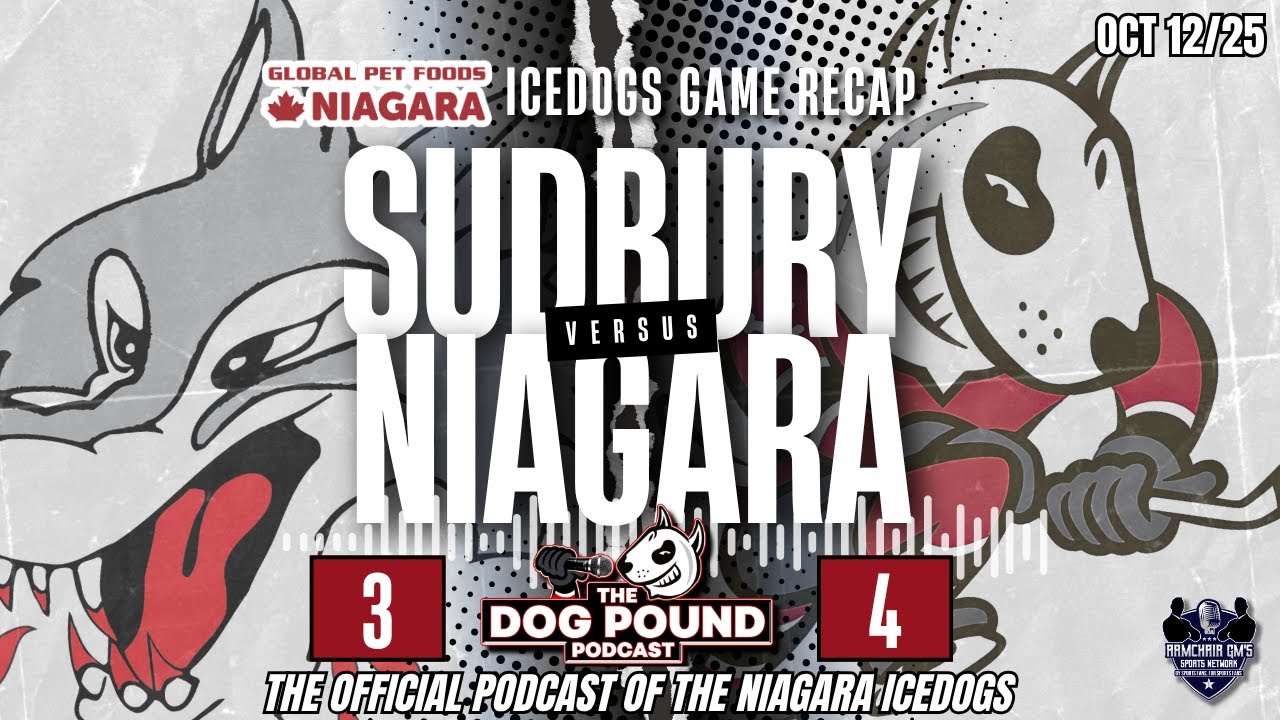 LIVE Niagara IceDogs Game Recap - Game 9 vs SBY Wolves - Dog Pound Podcast