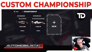 How to CREATE a CUSTOM CHAMPIONSHIP With CUSTOM AI In Automobilista 2