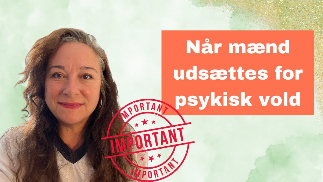 Når mænd udsættes for psykisk vold