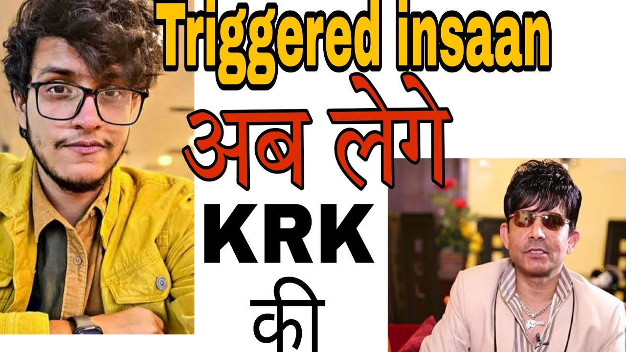@triggered insaan final reply to @krk | krk roast