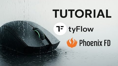 Tyflow and Phoenixfd RAIN tutorial