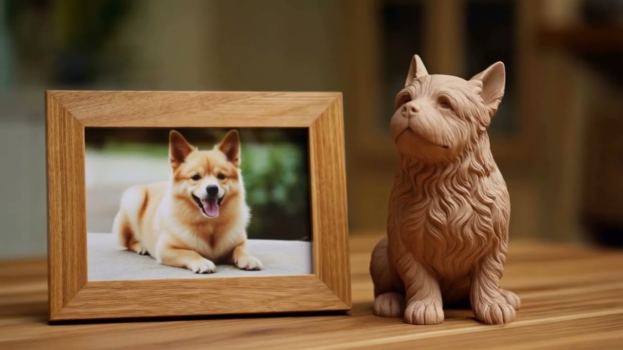 No Physical Sample? Just 3+ Photos to Craft a Timeless Pet Memorial 3D Figurine