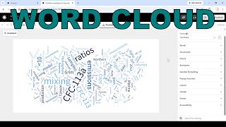 How to make a word cloud in Flourish
