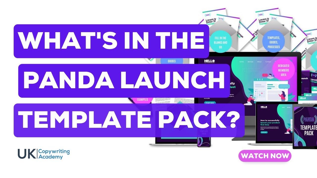 Here's EXACTLY what you get with the PANDA Launch Templates ...