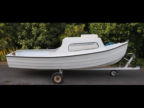 4m GRP Fishing Boat Dinghy SOLD - YouTube