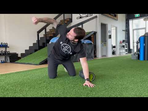 Foam Roller Thread the Needle