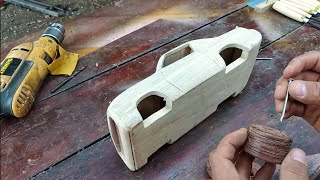 Carrito de madera /Camaro juguete de madera / woodworking