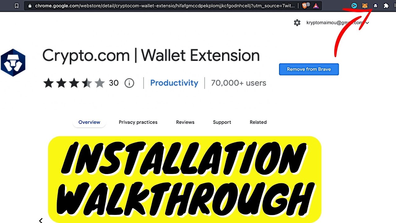 Crypto.com DeFi Wallet Extension (Chrome & Brave Browser) - YouTube