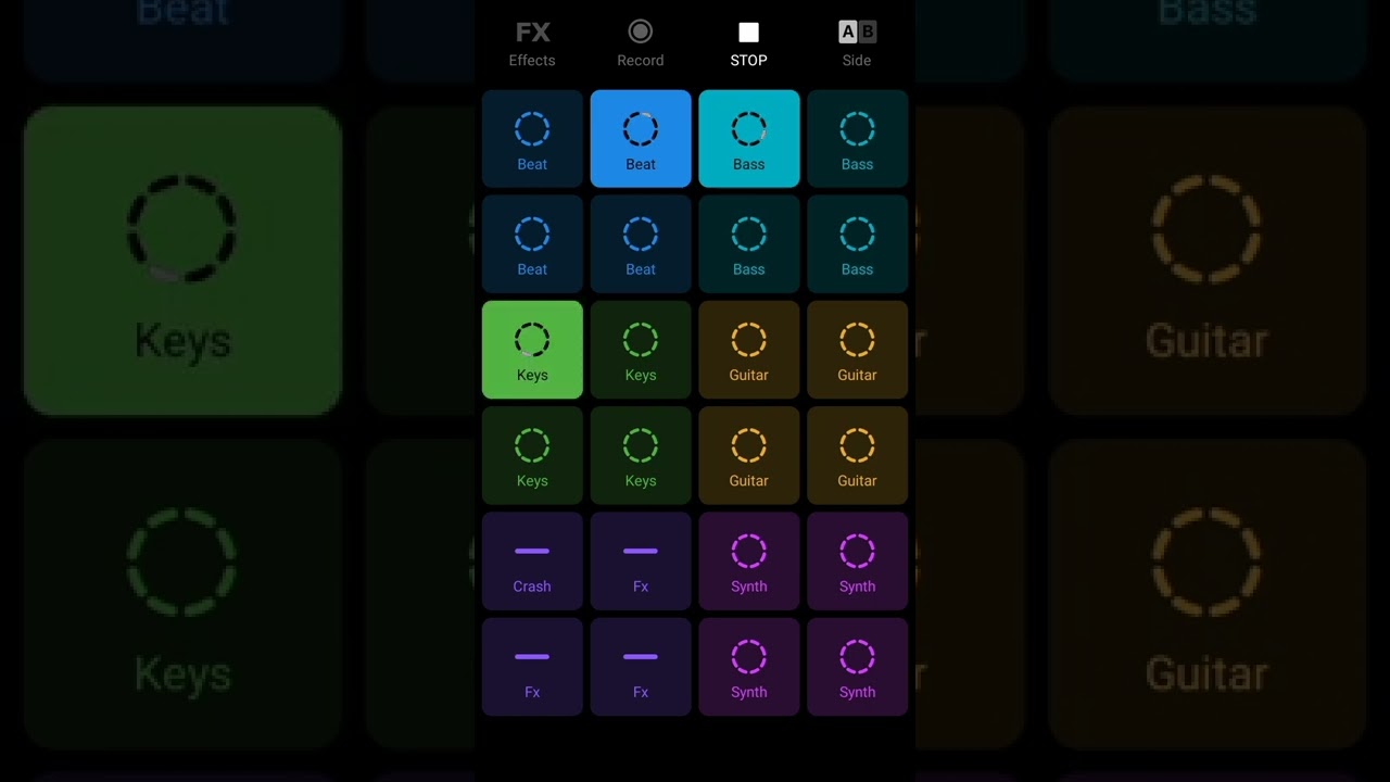 Musical Application Groove Pad.