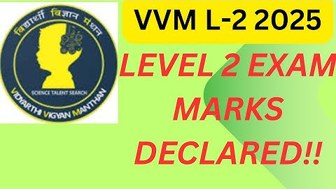 VVM level 2 exam marks are declared you can explore it. #vvm2025 #level2exam #marks #declared #resul