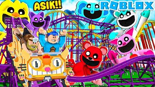 Kita Main Wahana Roller Coaster Di Dunia CatNap Dan Teman-Teman Di Roblox!!