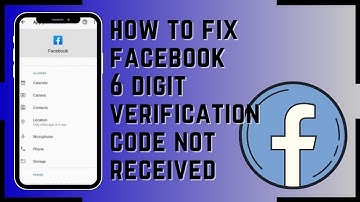 How To Fix Facebook 6 Digit Verification Code Not Received