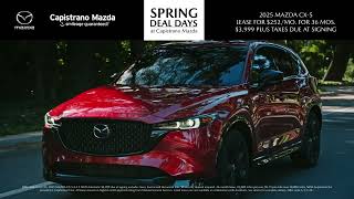 Lease a 2025 MAZDA CX-5 for just $252 a month!