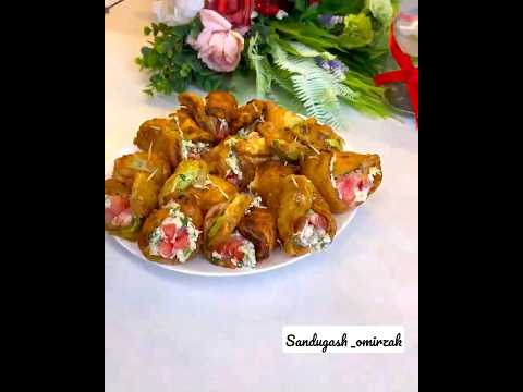 Быстрый закуска из кабачков