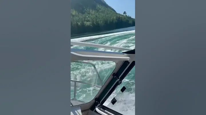  A glimpse of the whirlpool known as Devil’s Hole 🤯 #sea