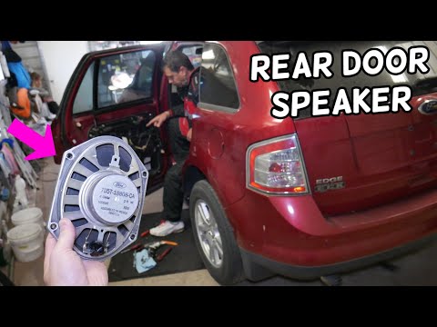 2014 2018 Ford Edge Sel Rear Door Panel Removal Youtube